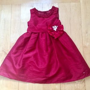 Red formal dress